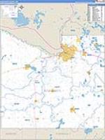 Blue Earth, Mn Carrier Route Wall Map